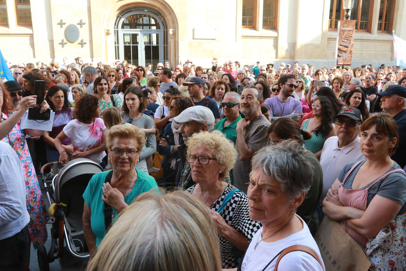 Protesta en Gijón por el pacto con Vox