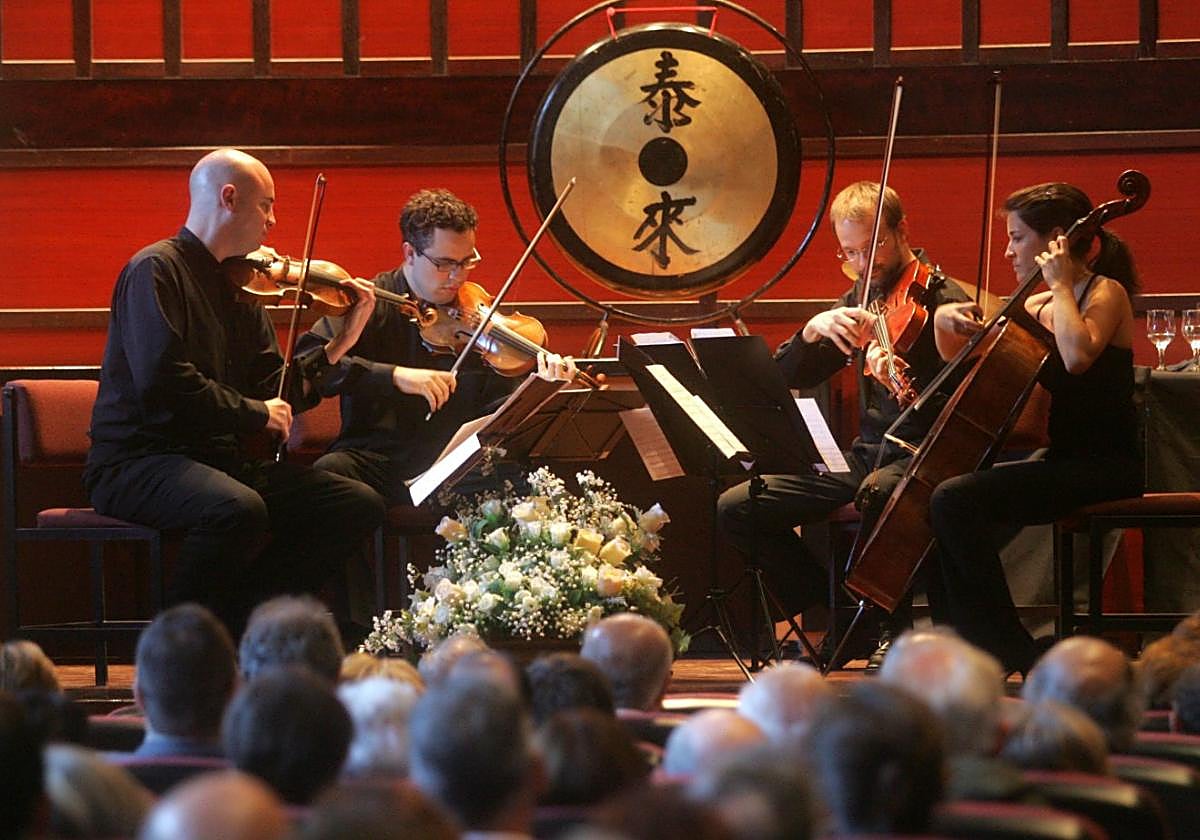 Un concierto del Cuarteto Quiroga organizado por el Círculo Cultural de Valdediós.