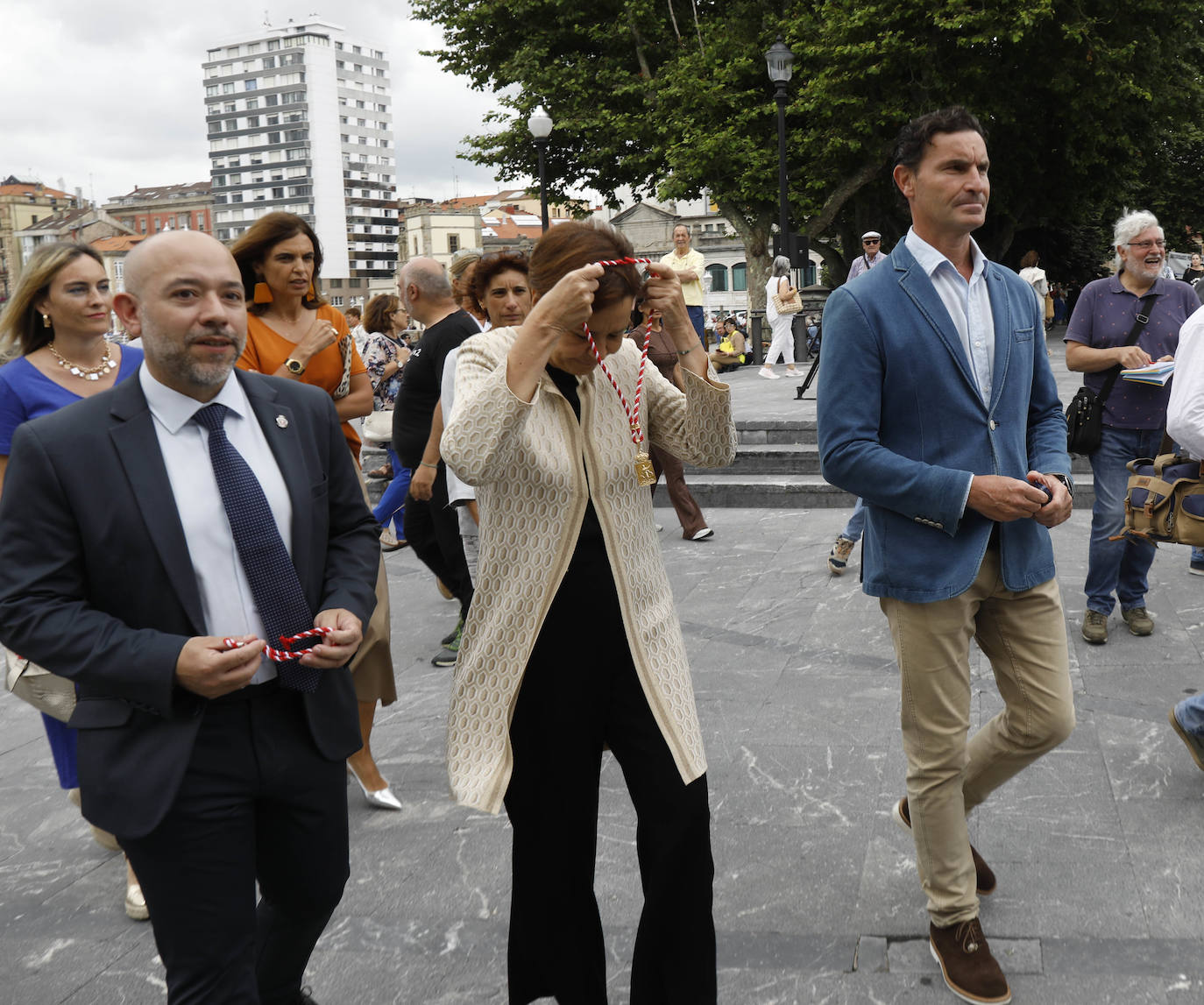 Así fue la bendición de las aguas en Gijón