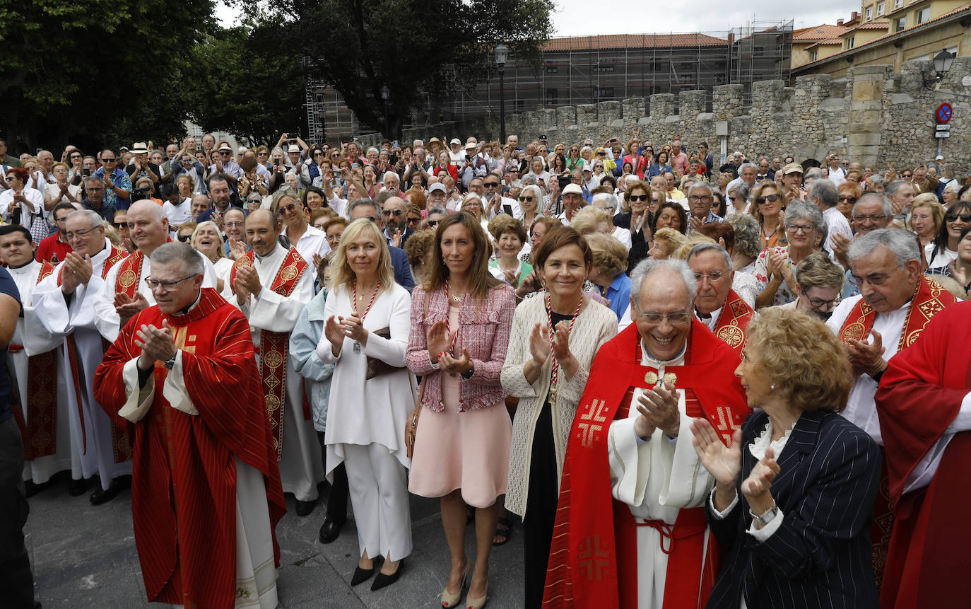 Así fue la bendición de las aguas en Gijón