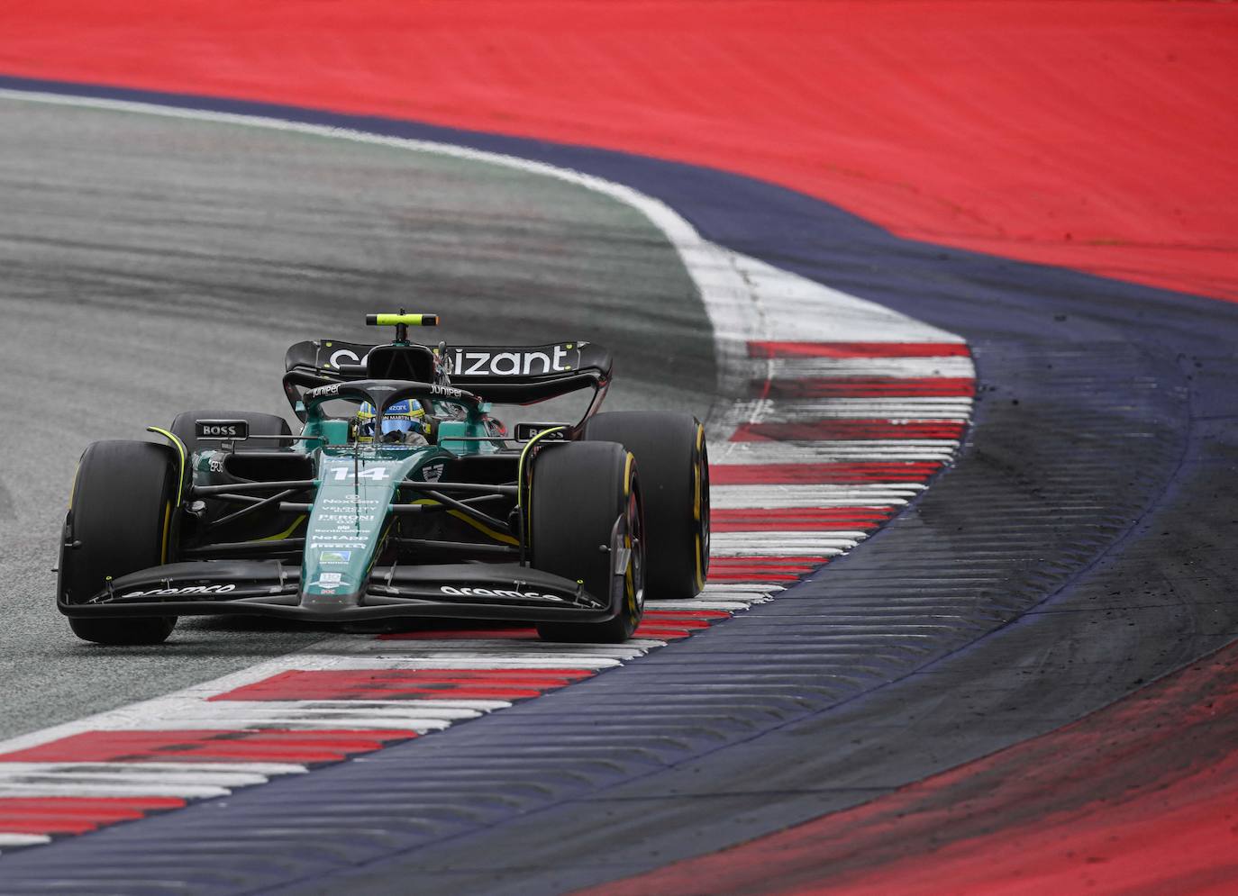 Alonso, en el GP de Austria.