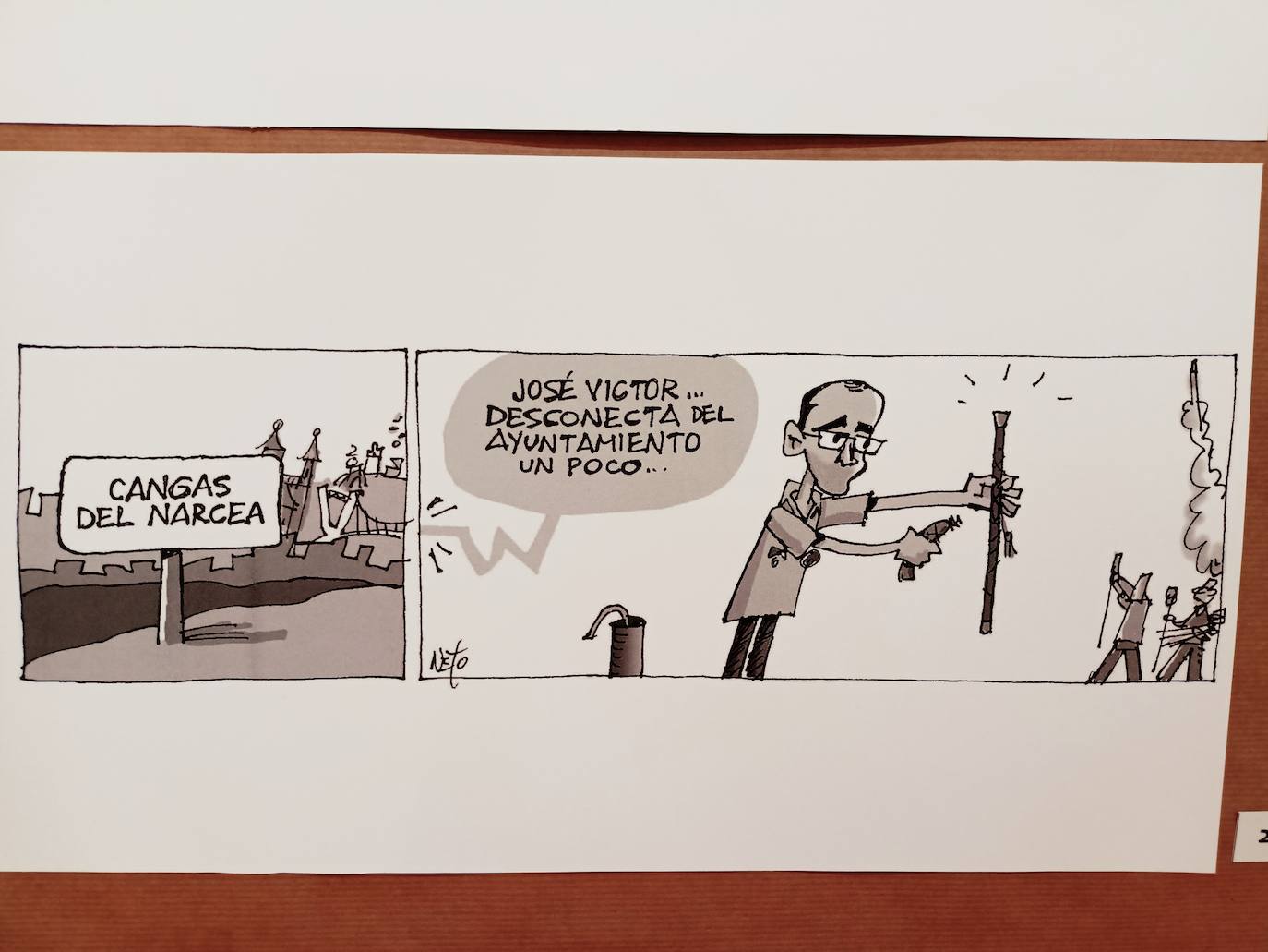 Una exposición de 150 viñetas de «humor cangués» | El Comercio: Diario ...