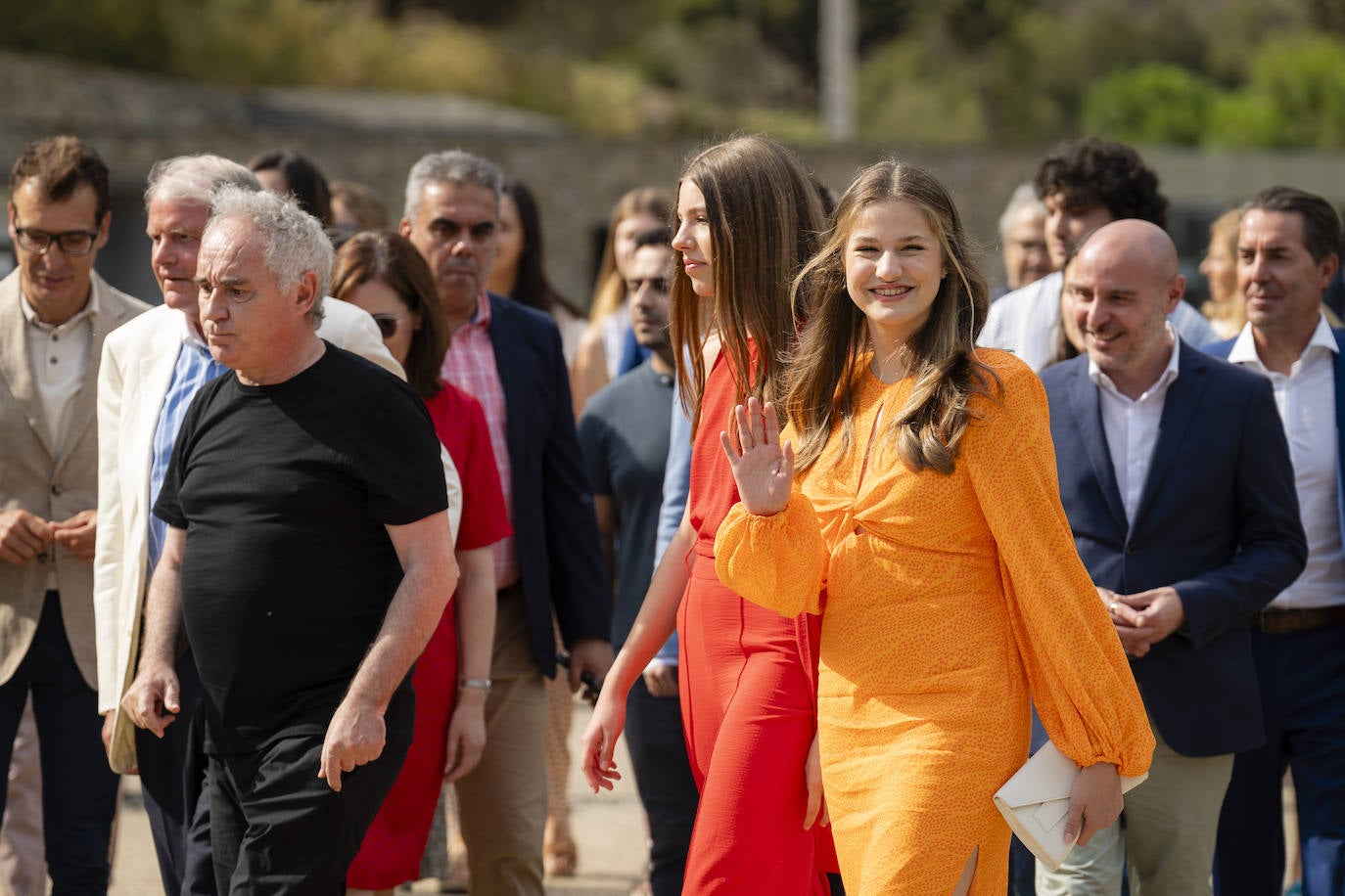 La visita de la Princesa Leonor y la infanta Sofía al museo de Ferran Adrià