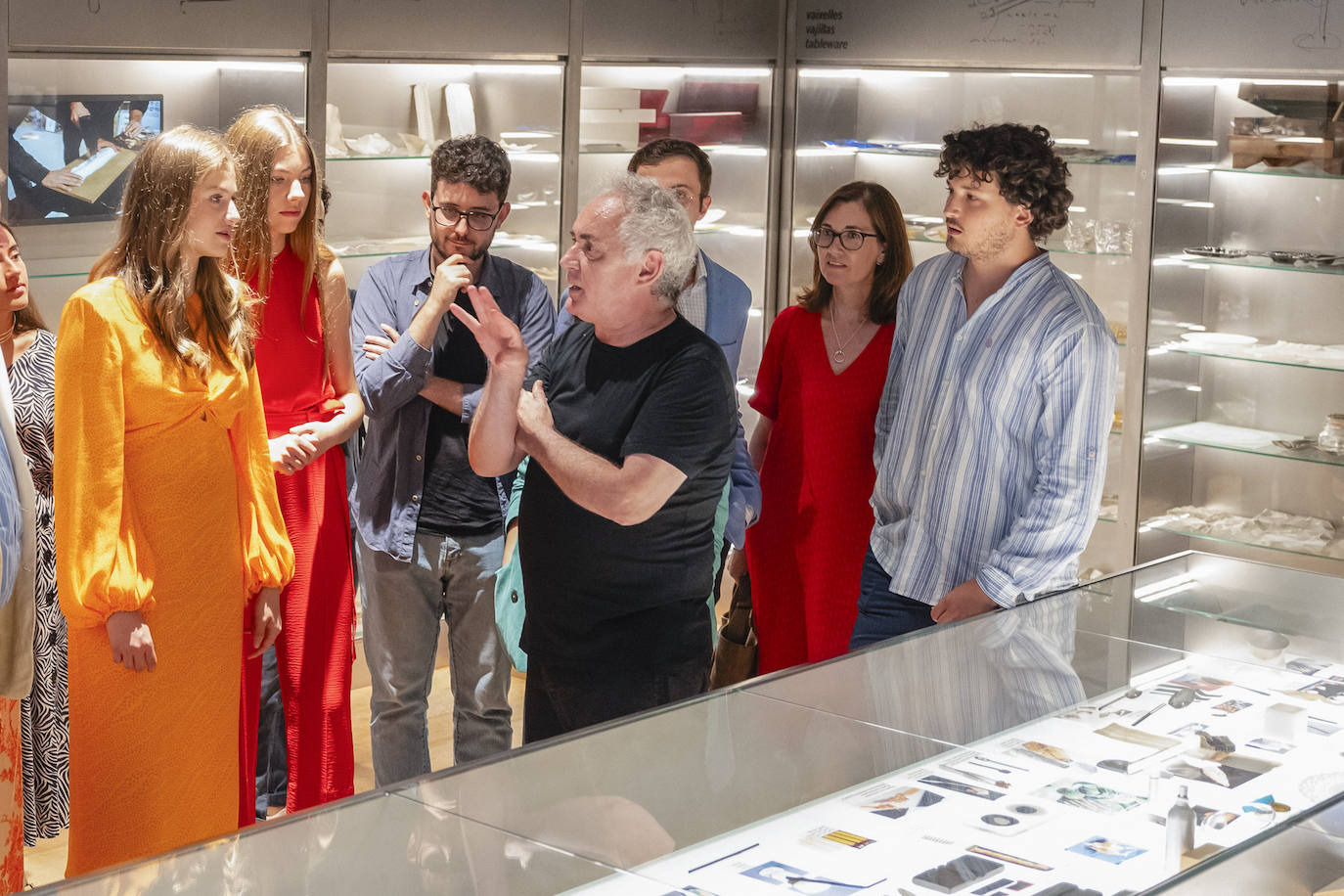 La visita de la Princesa Leonor y la infanta Sofía al museo de Ferran Adrià