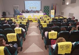 Un instante de la presentación en la Casa de Cultura.