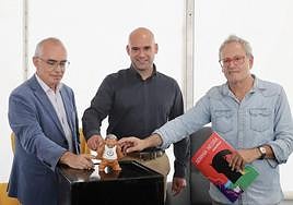 Un momento de la presentación de la Semana Negra.