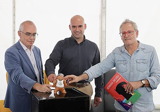 Un momento de la presentación de la Semana Negra.