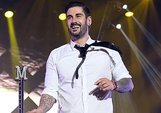 Melendi, en las fiestas de San Mateo en 2015.