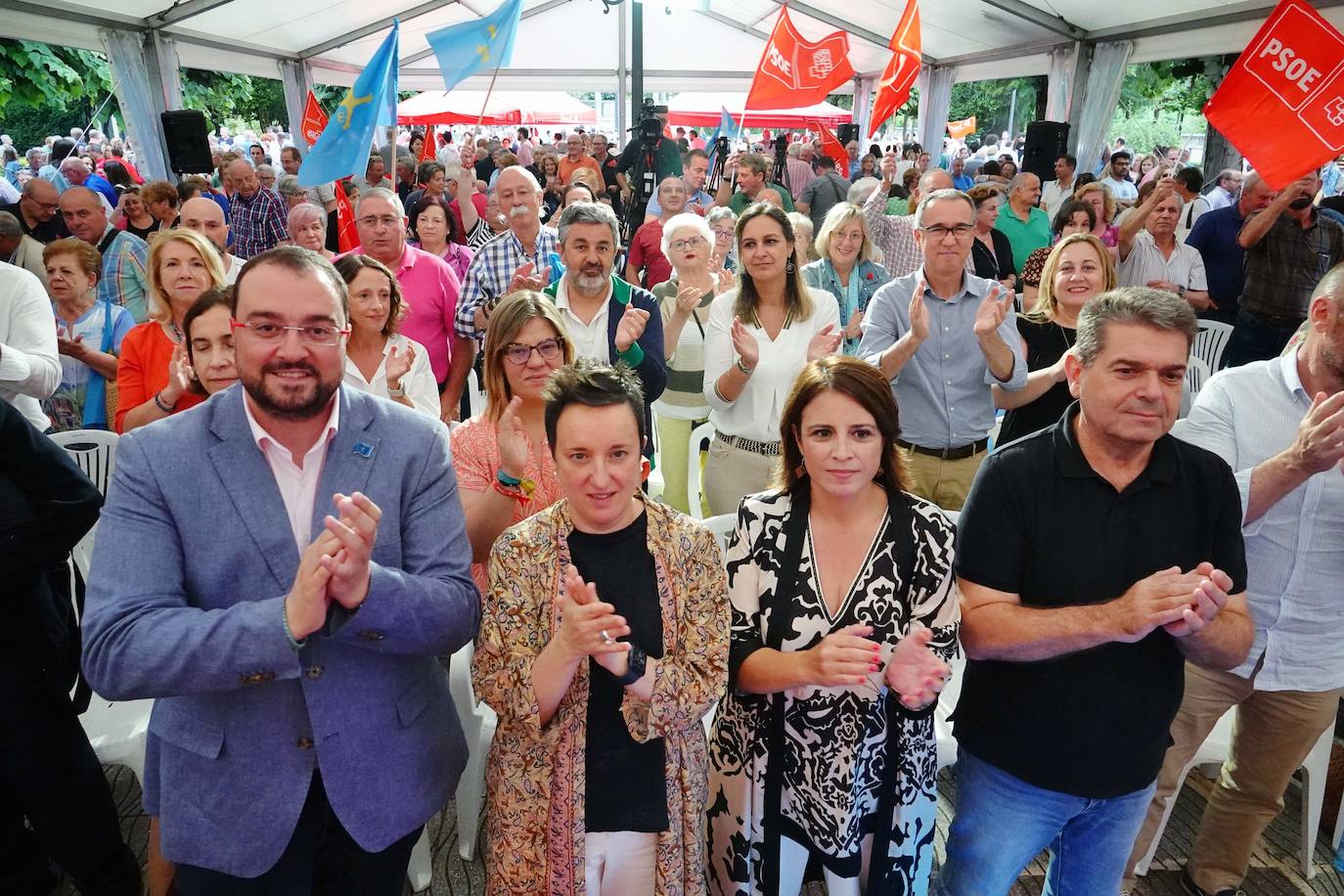 Así ha sido el inicio de la campaña electoral en Asturias