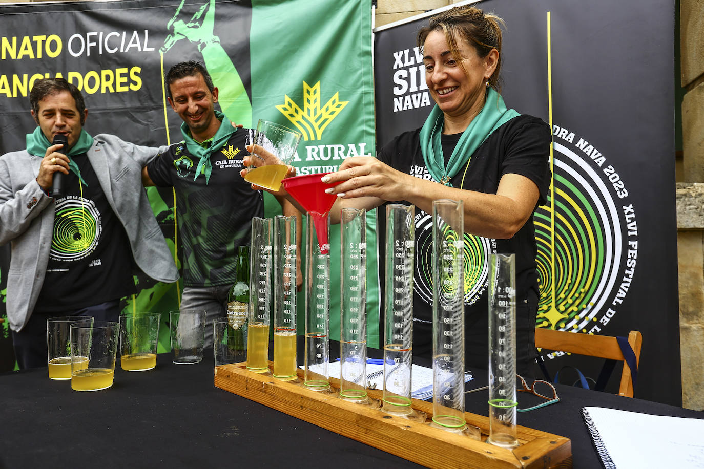 Wilkin Aquiles, rey de los escanciadores en Nava