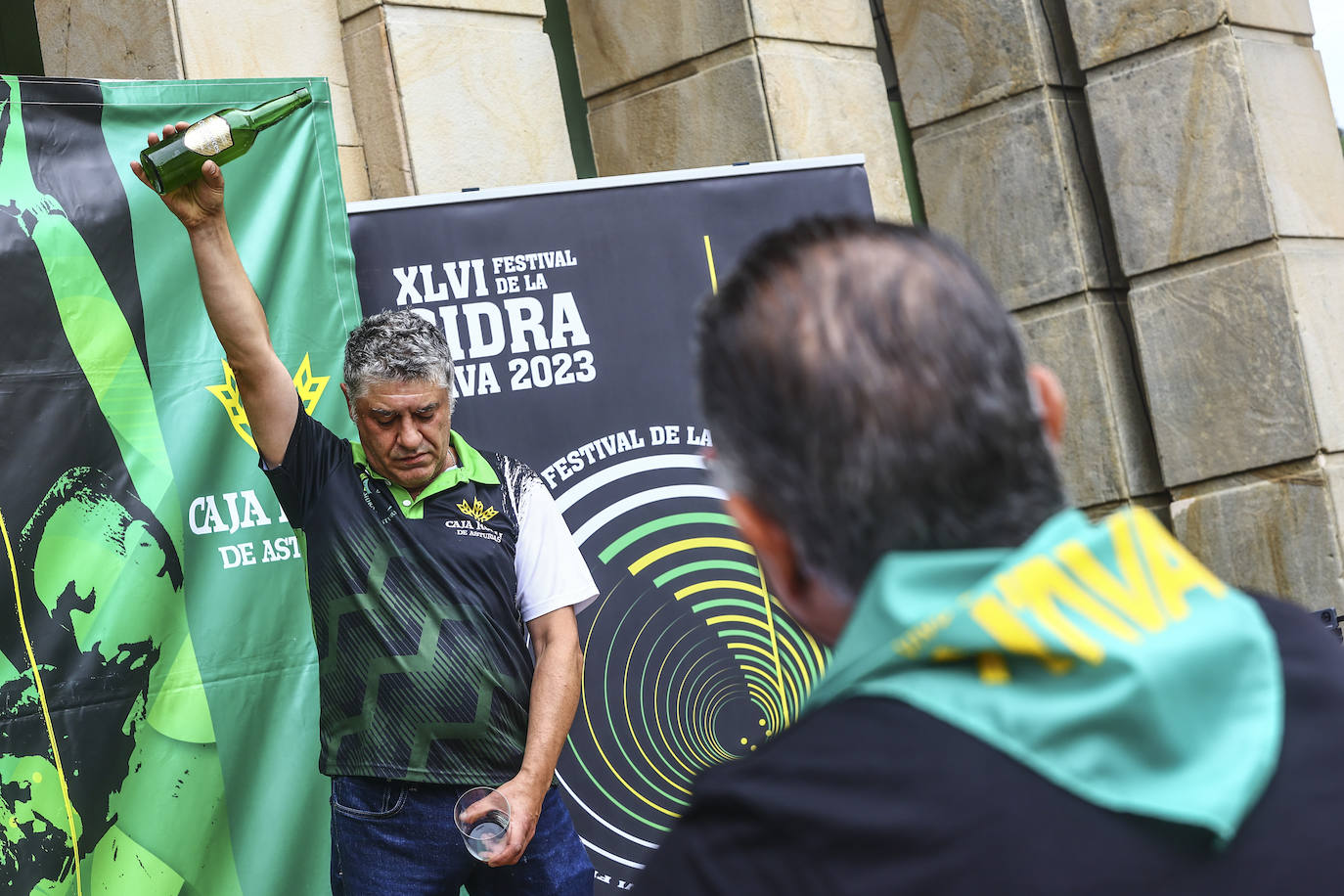 Wilkin Aquiles, rey de los escanciadores en Nava