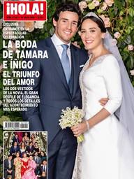 ¿Se parece el vestido de boda de Tamara Falcó al de la reina Letizia?