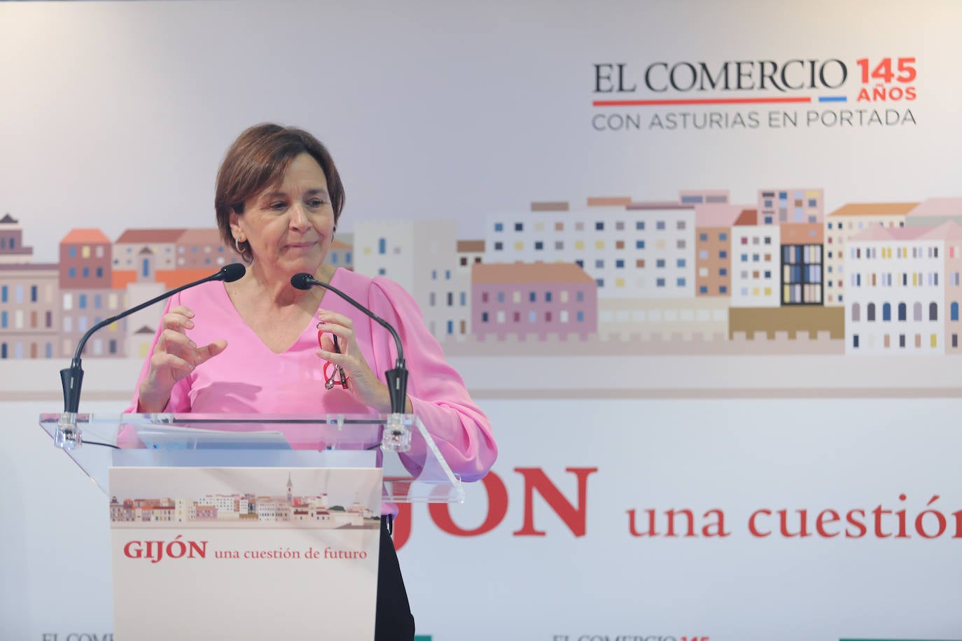 Carmen Moriyón desgrana las prioridades para Gijón