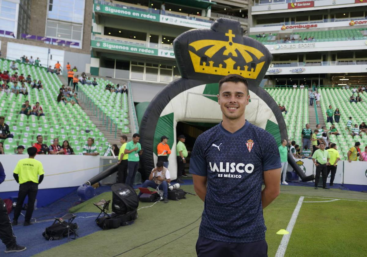 Gaspar Campos, en el Estadio Corona de Torreón.