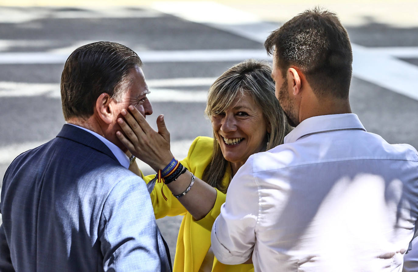 Así fue el acto de campaña de Feijóo en Oviedo