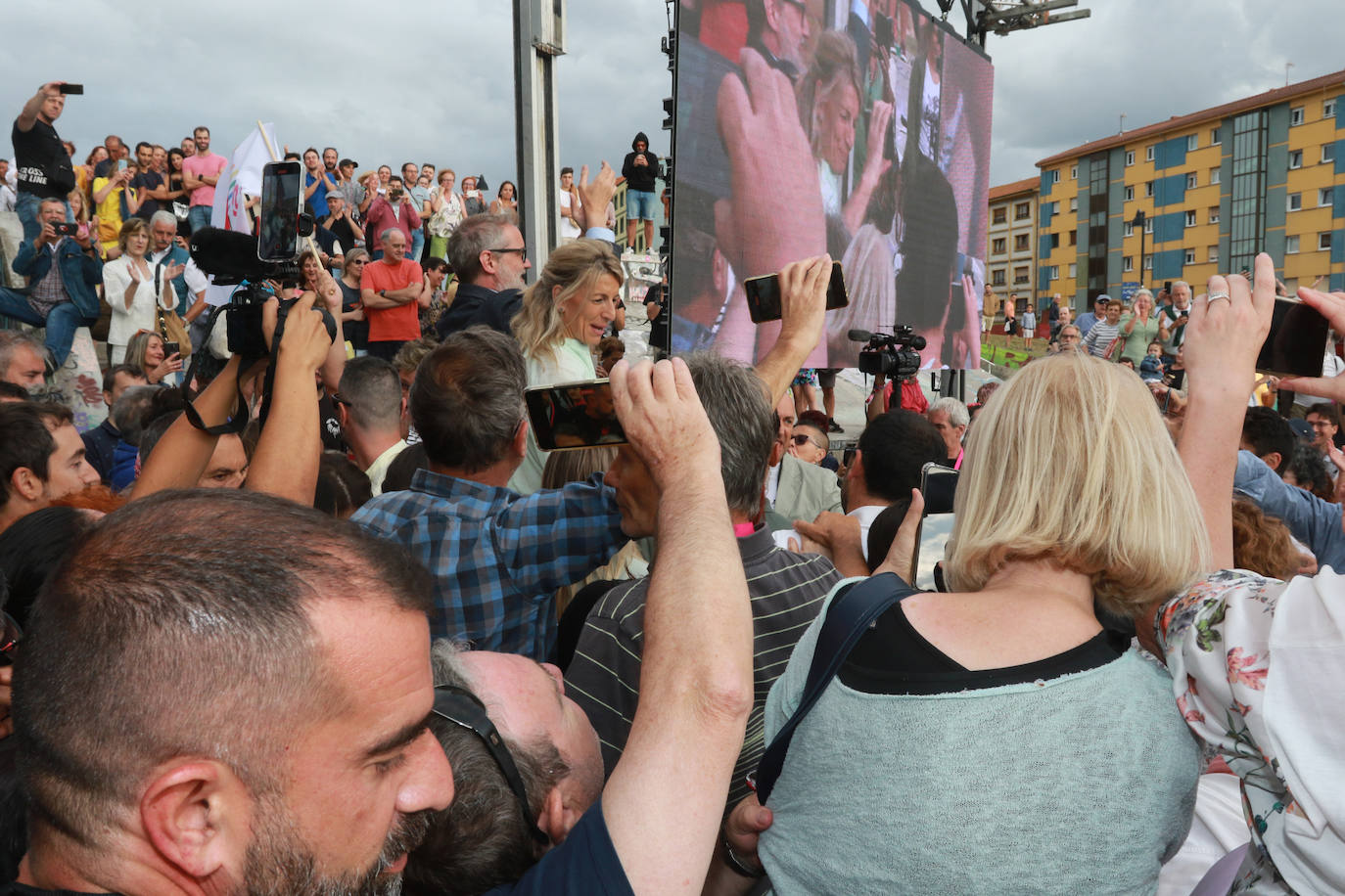 Así ha sido el mitin de Yolanda Díaz en Gijón