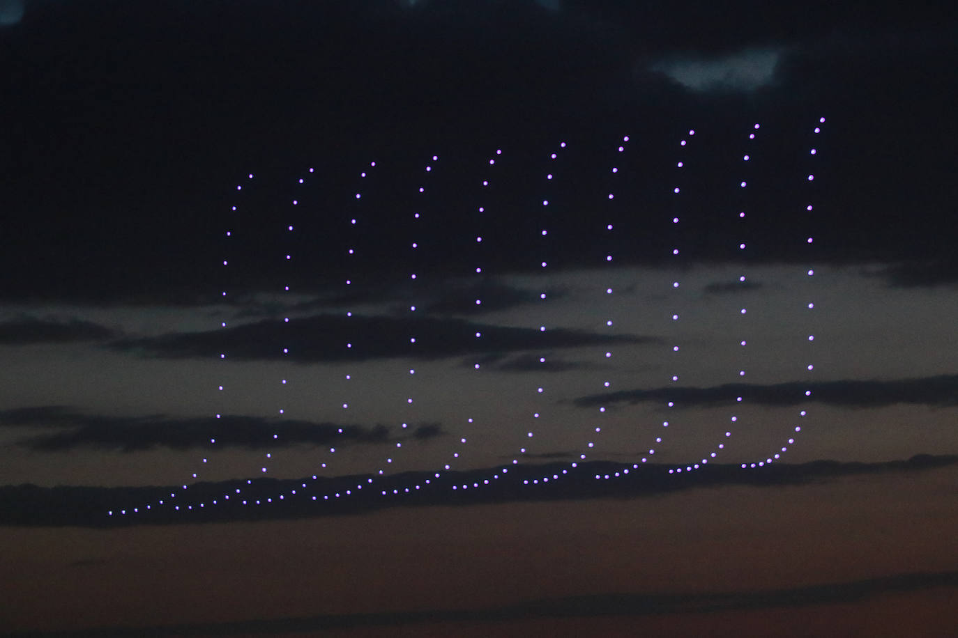 Las mejores imágenes del festival de los drones de Gijón