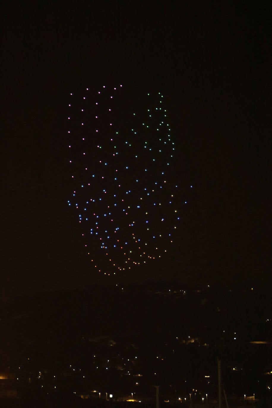 Las mejores imágenes del festival de los drones de Gijón