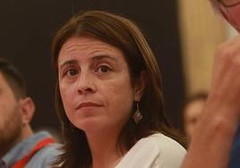 Adriana Lastra en el Comité Autonómico de la FSA en el que se aprobaron las listas al Congreso y el Senado, a comienzos del pasado mes de junio.