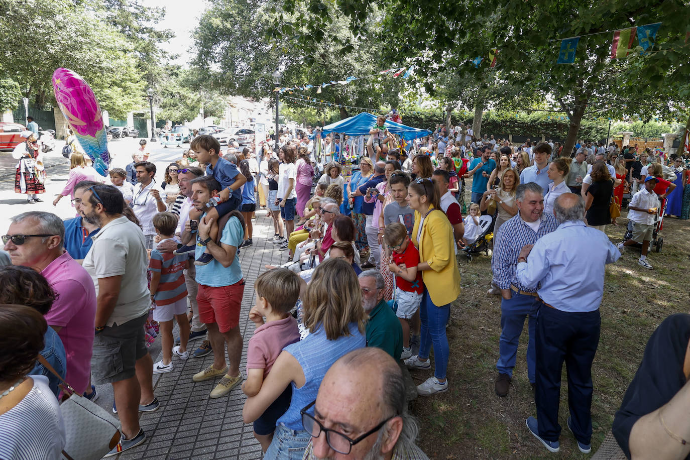 Somió se engalana para celebrar el Carmen