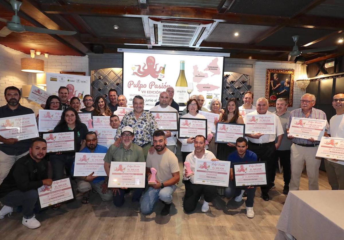 Los ganadores asturianos de la séptima edición de Pulpo Pasión