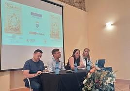 Javier Fernández Lanero, Pedro Fernández-Raigoso, Tania Rodríguez y Remedios Menéndez Calvo.