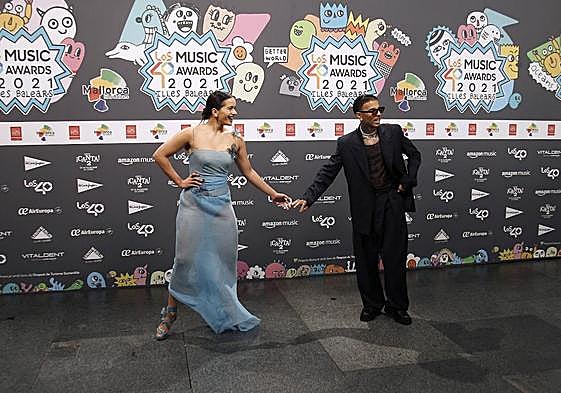 Rosalía y Rauw Alejandro, en una imagen de archivo.