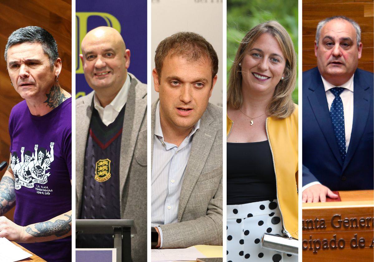 Rafael Palacios, Pedro Leal, Pablo Álvarez-Pire, Reyes Fernández Hurlé y Javier Brea.