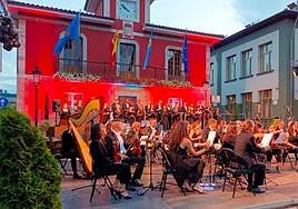 La Orquesta Clásica durante su actuación.