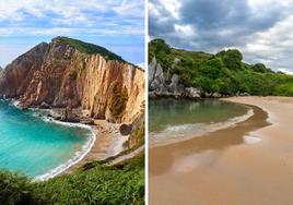 Playas del Silencio y de Gulpiyuri.