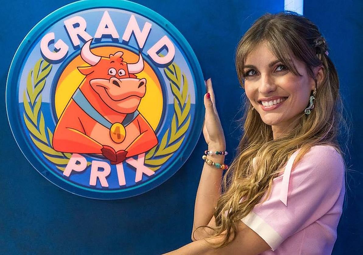 Cristinini, una de las presentadoras del 'Grand Prix'.