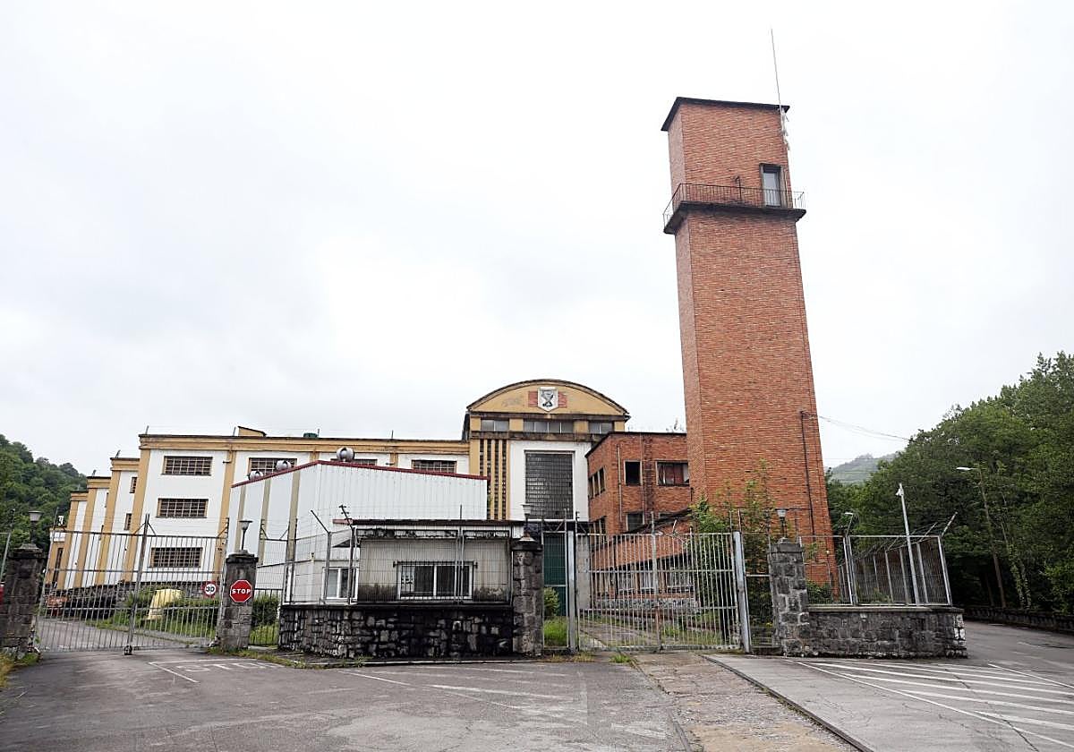 La entrada a la fábrica de municiones de Trubia ahora en manos de Rheinmetall.
