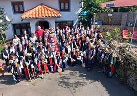 Ofrenda de pan a San Julián por la salud de dos familiares