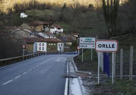 Núcleo de Orlé, en Caso, donde se produjo el accidente.