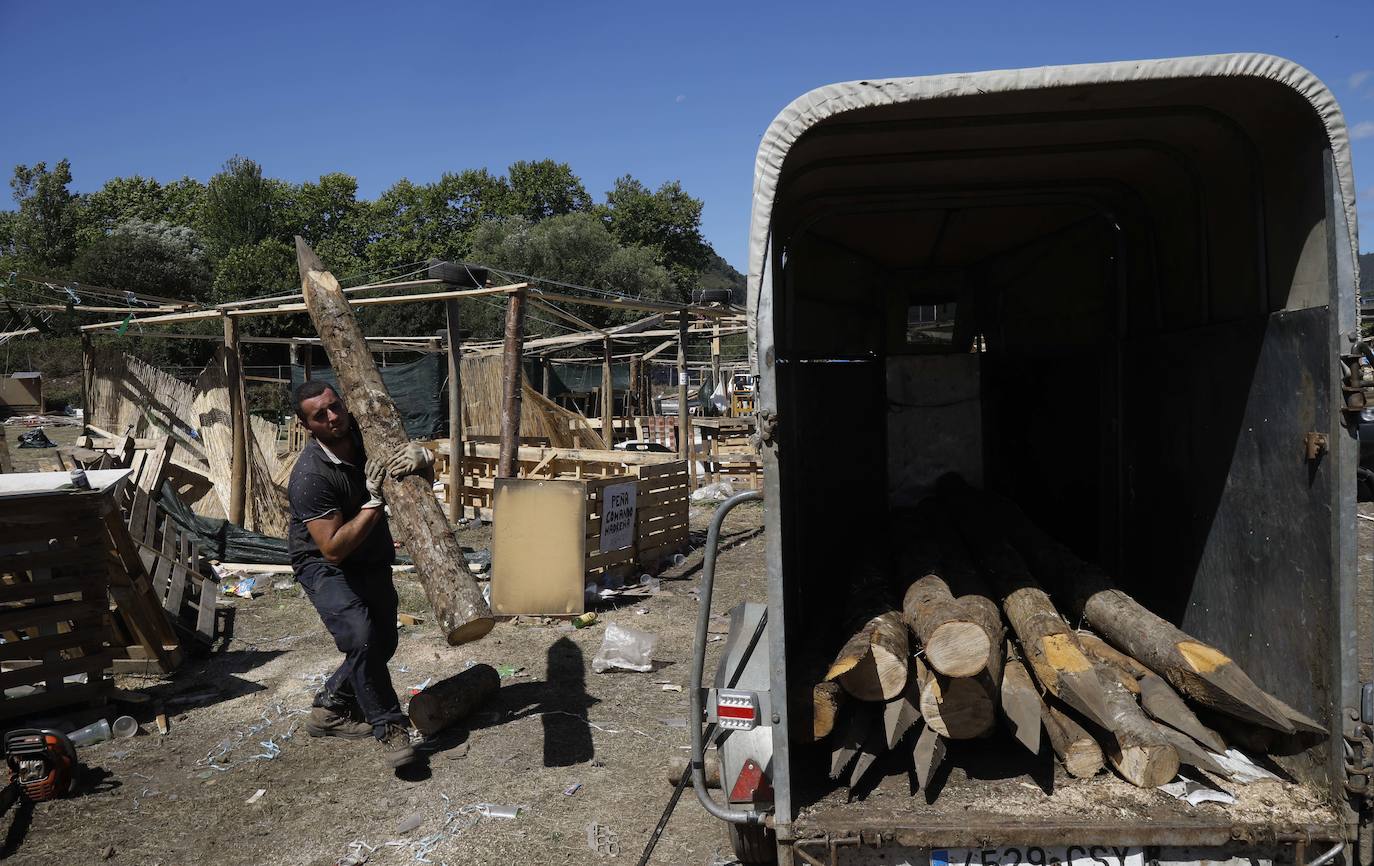 El Xiringüelu deja toneladas de basura