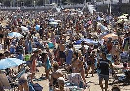 A remojo para combatir la ola de calor