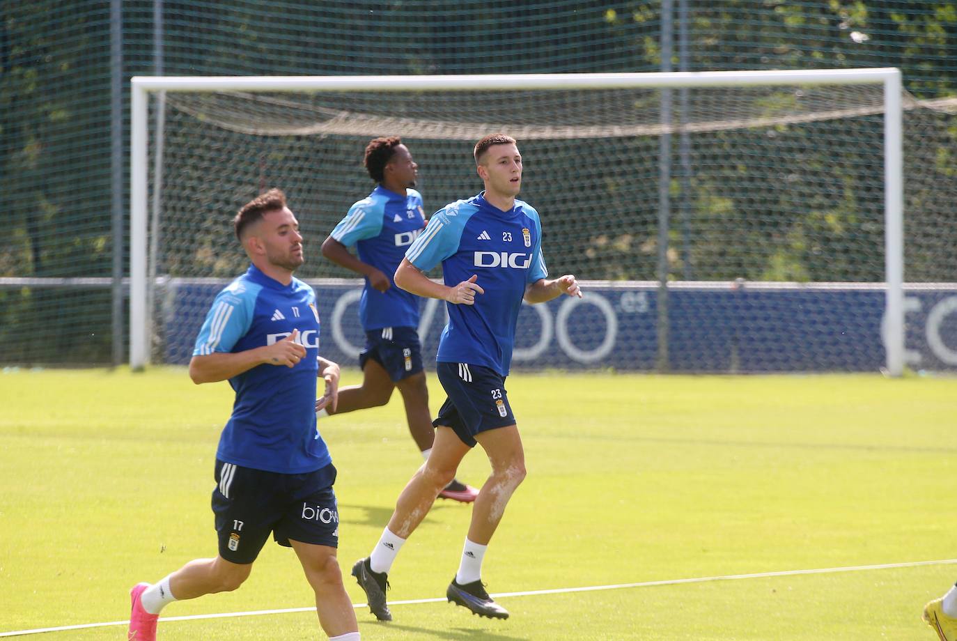 Entrenamiento del Real Oviedo (09/08/2023)