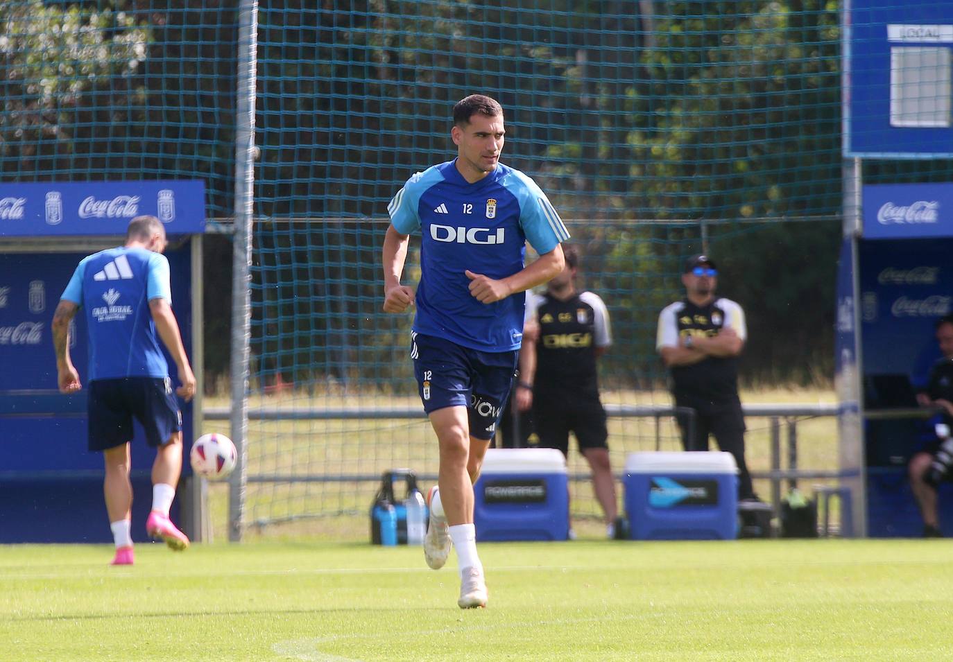 Entrenamiento del Real Oviedo (09/08/2023)