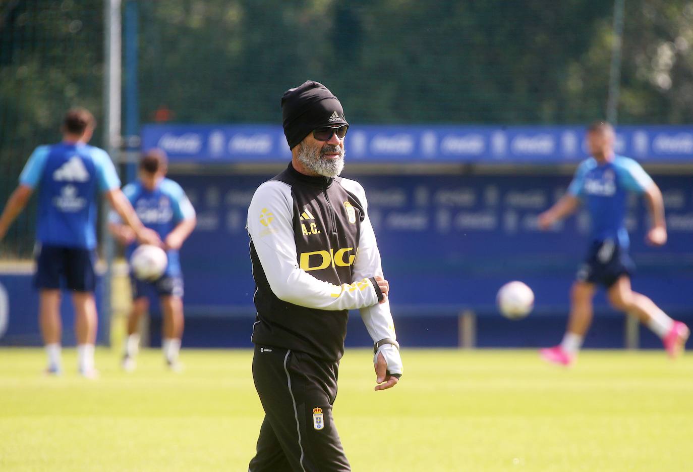 Entrenamiento del Real Oviedo (09/08/2023)