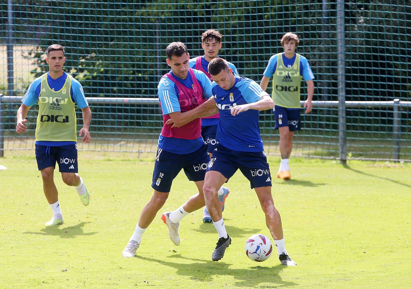 Entrenamiento del Real Oviedo (09/08/2023)