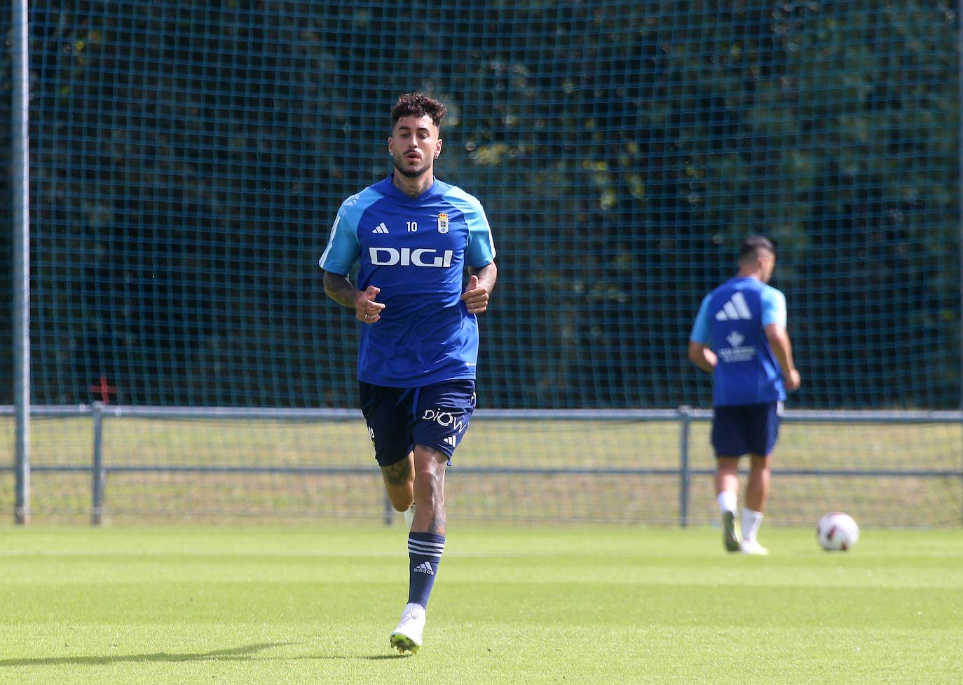 Entrenamiento del Real Oviedo (09/08/2023)