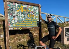 Alberto Contador, en el Angliru.