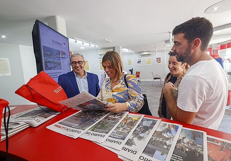 Marcelino Gutiérrez, Gimena Llamedo, María Fernández y Eduardo Paneque.
