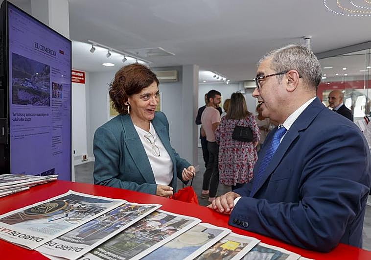Concepción Saavedra y Marcelino Gutiérrez.