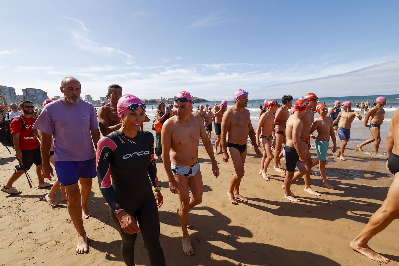 Las mejores imágenes de la Travesía Playa de San Lorenzo