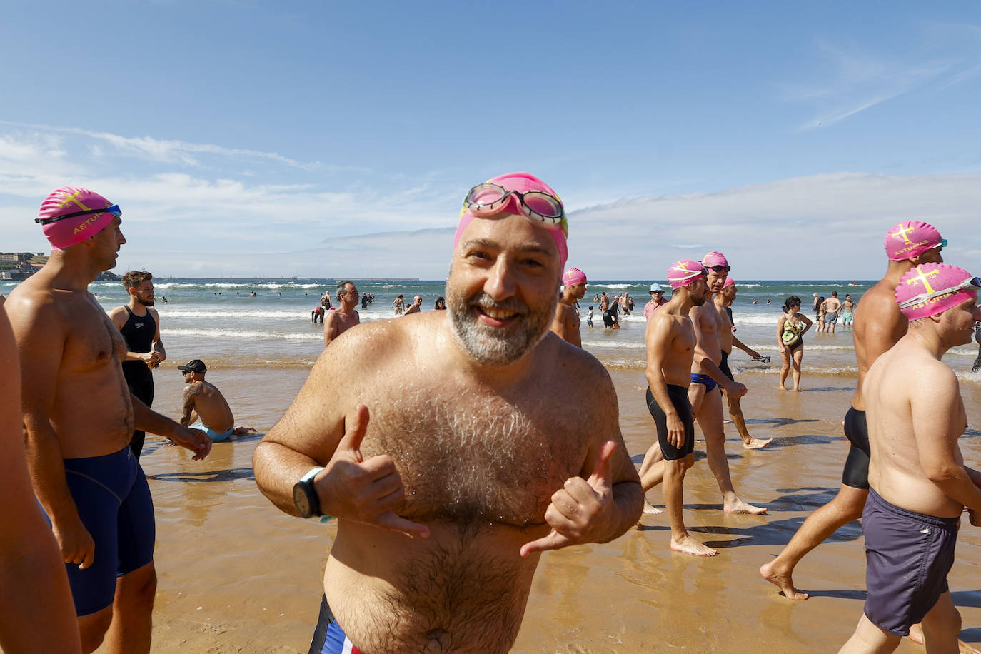 Las mejores imágenes de la Travesía Playa de San Lorenzo