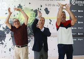 Pedro Cortizo, Álvaro Alonso y Fran Díaz.
