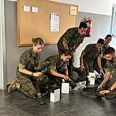 La vida en la academia de la dama cadete Borbón Ortiz