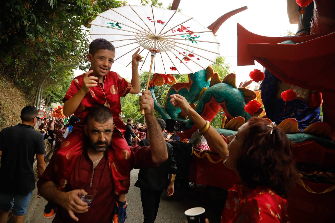 La falta de agua desluce el Descenso Folklórico del Nalón