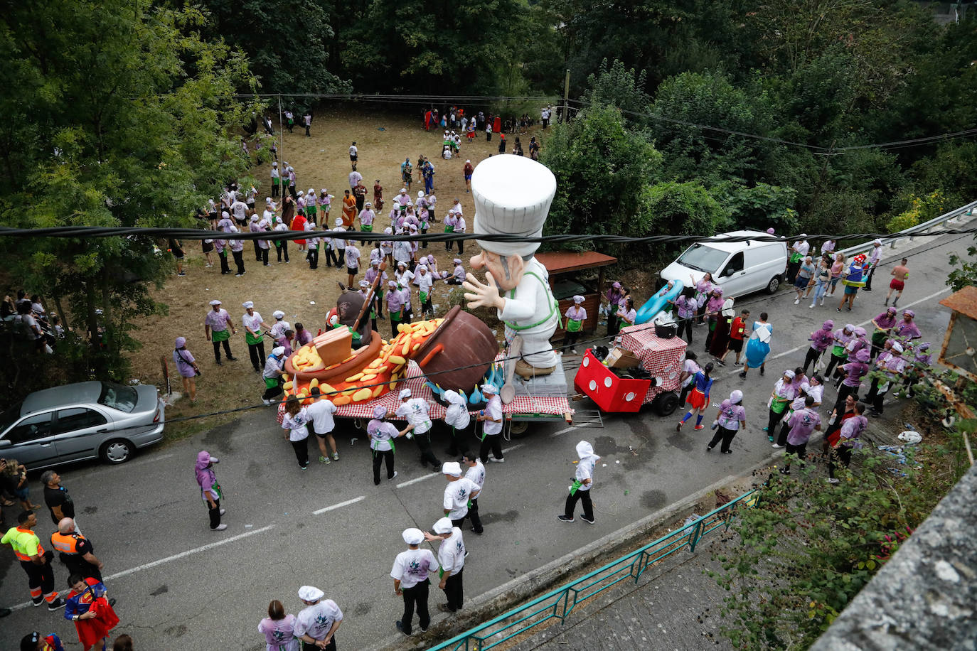 La falta de agua desluce el Descenso Folklórico del Nalón